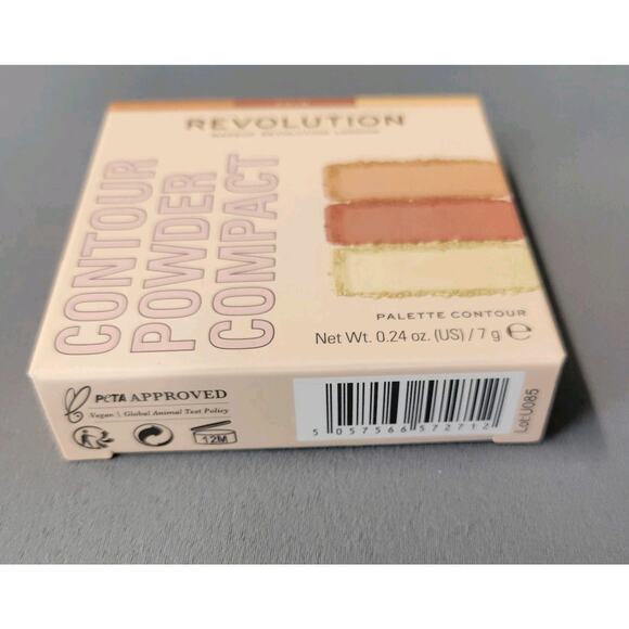 Revolution London Contour Powder Compact Fair 0.24 oz Palette Cosmetic Make-up - Picture 2 of 9